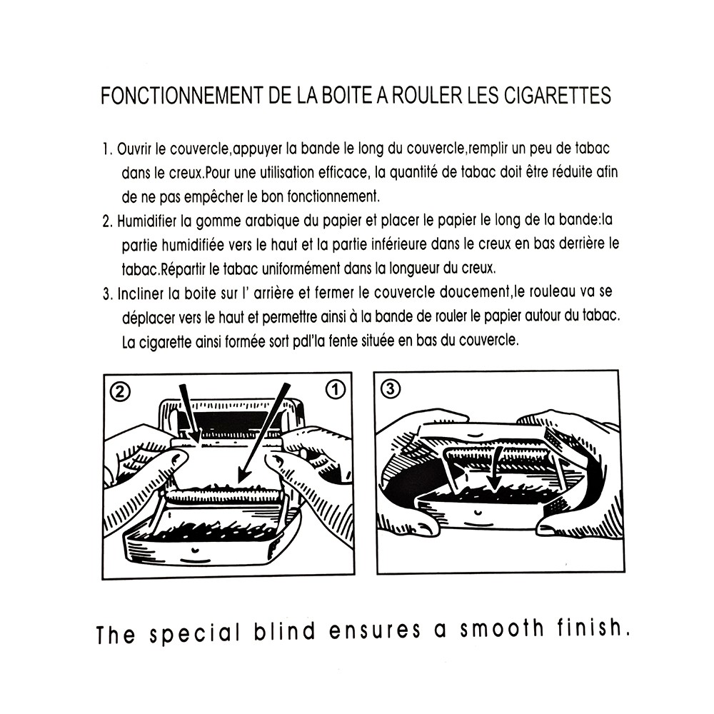 70mm Metal Cigarette Tobacco Rolling Machine Case Automatic Smoking Roller Tool
