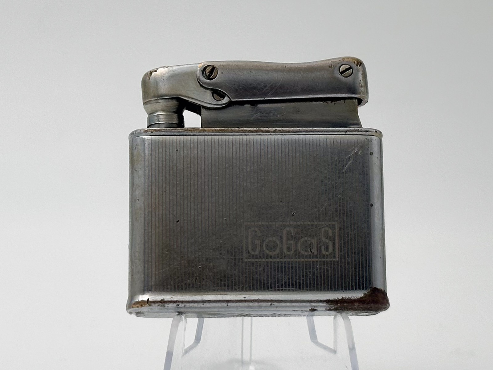 Petrol Lighter Ibelo Vintage Smoking Device GoGaS Collectible Tobacciana Germany