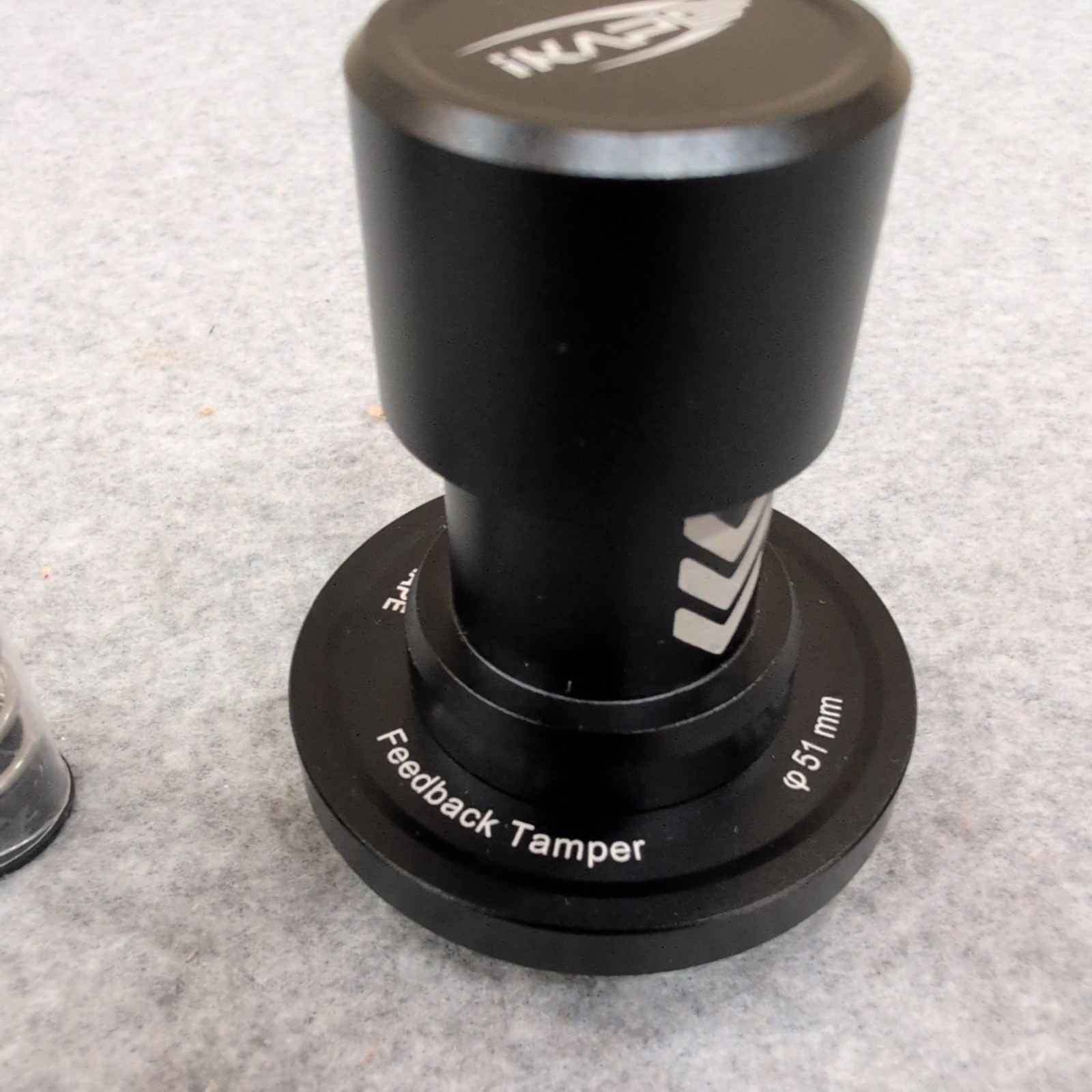 IKAPE V6 Impact Feedback Tamper 51mm Espresso Calibrated Spring Loaded Black