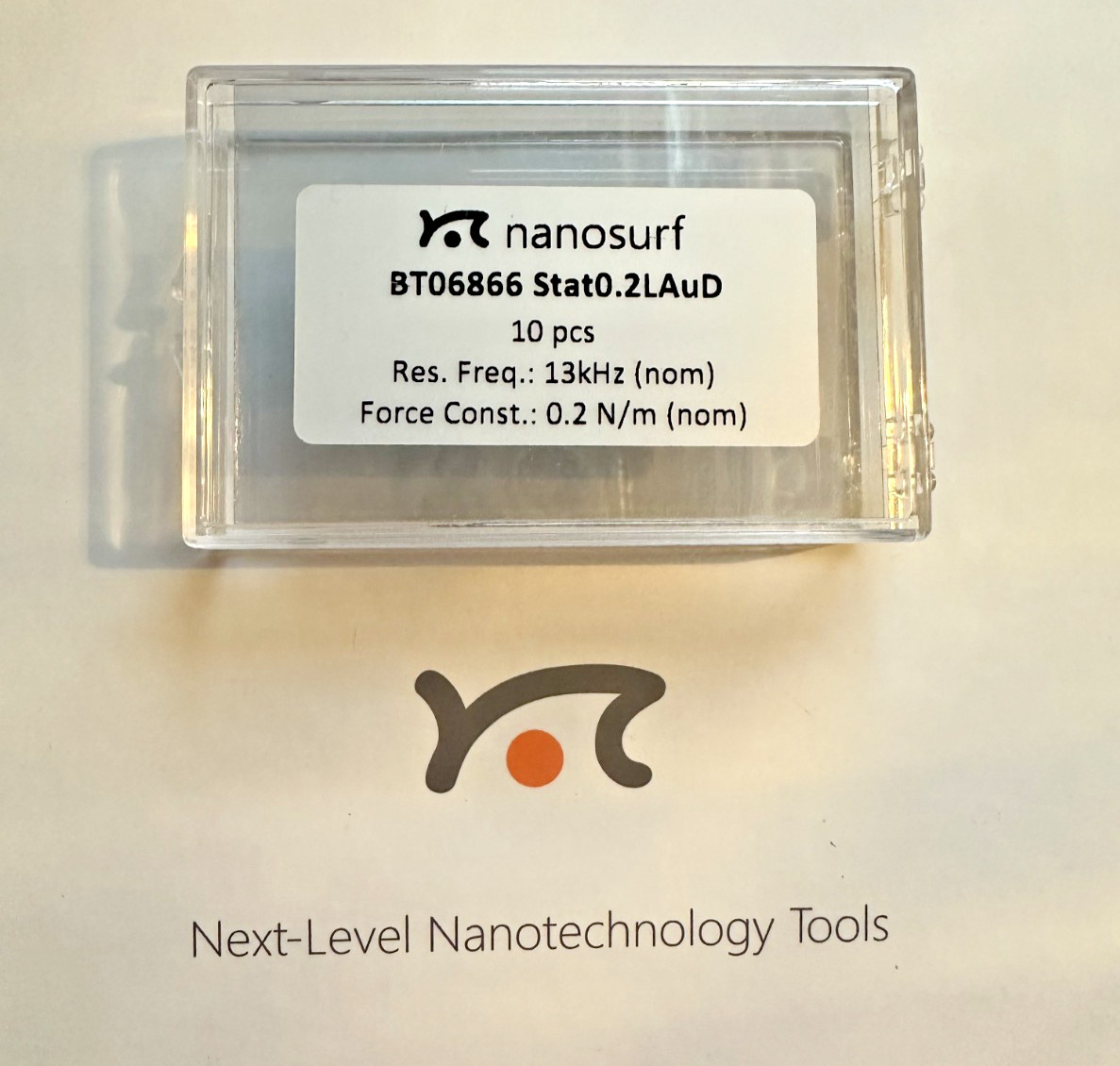 Genuine Nanosurf BT06866 Stat0.2LAuD AFM Cantilever Probes