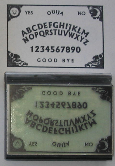 Ouija Board rubber stamp by Amazing Arts great detail!