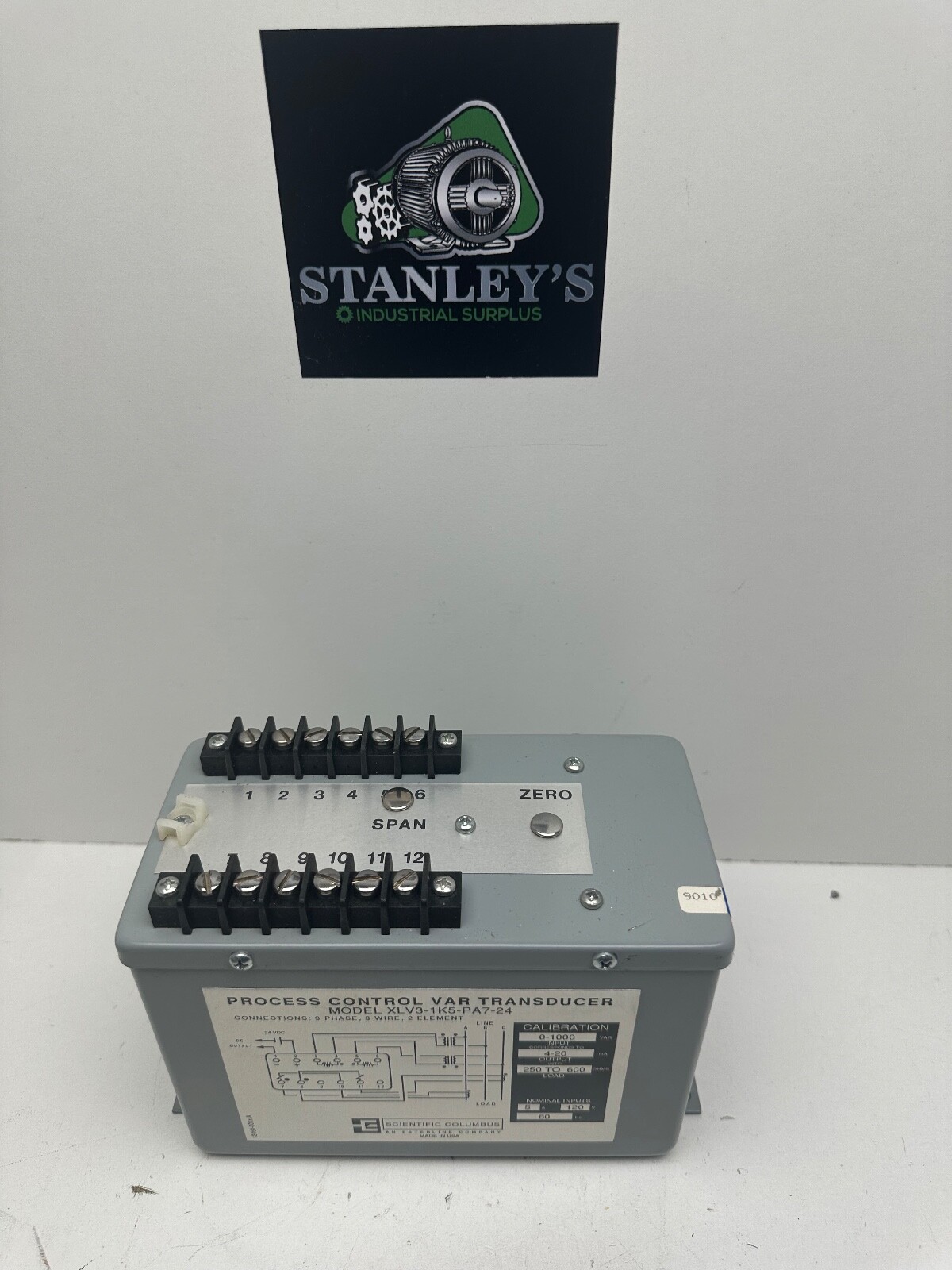 Scientific Columbus XLV3-1K5-PA7-24 Process Control VAR Transducer