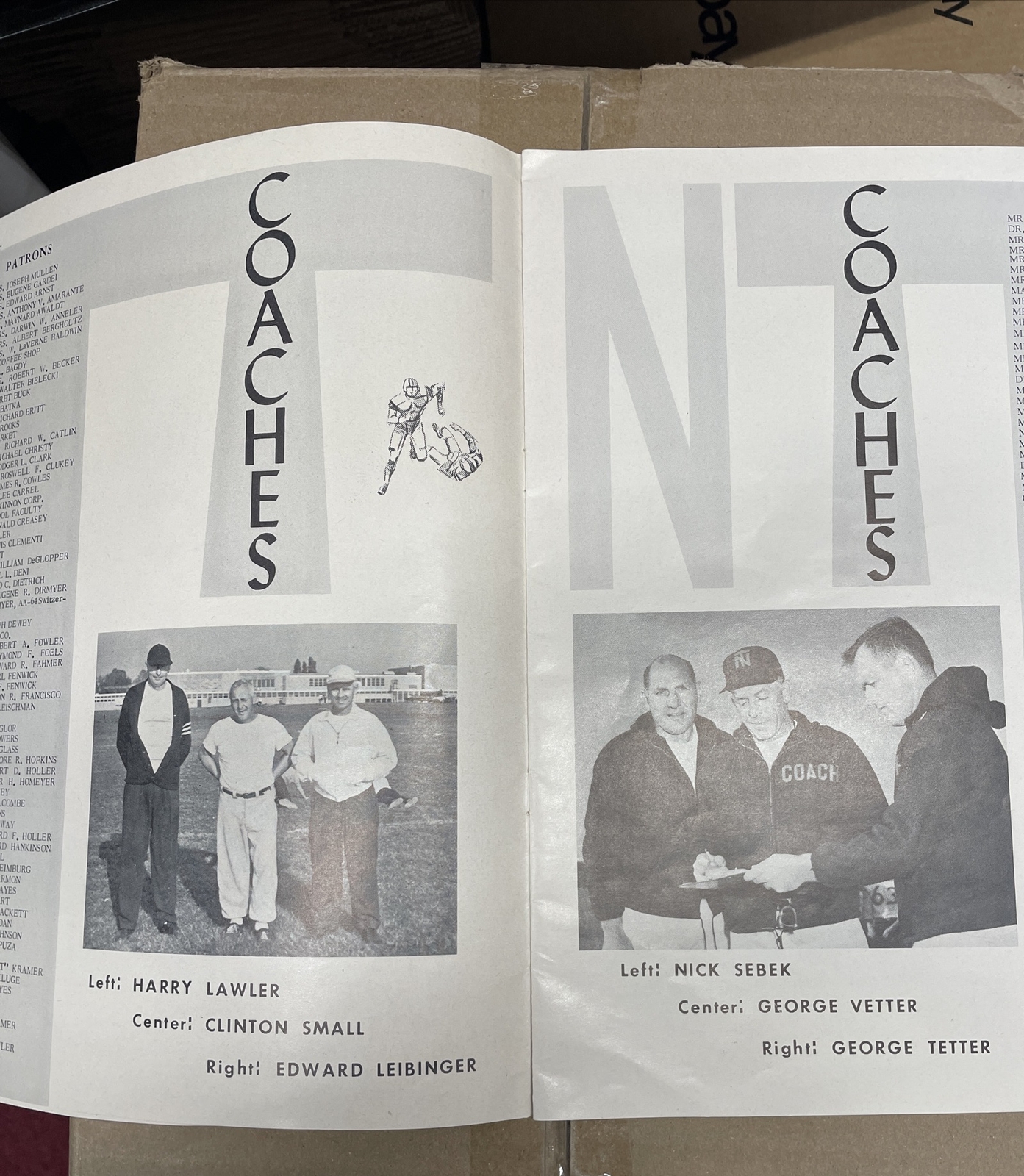 RARE 1966 North Tonawanda vs Tonawanda Football Program EXCHANGE STUDENT PROGRAM