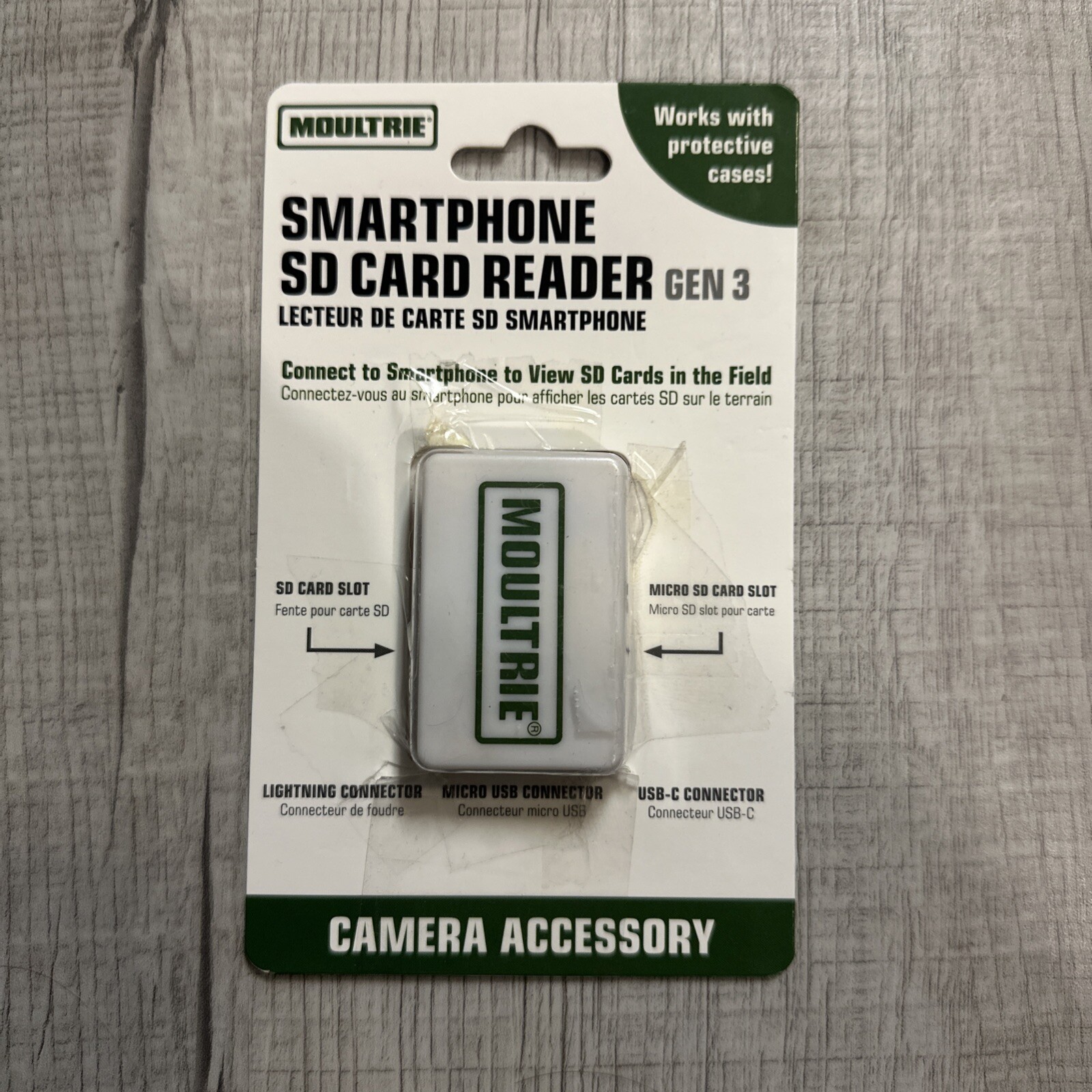 MOULTRIE® SMARTPHONE SD CARD READER Gen 3 MCA-13488 Check Trail Camera Open Box
