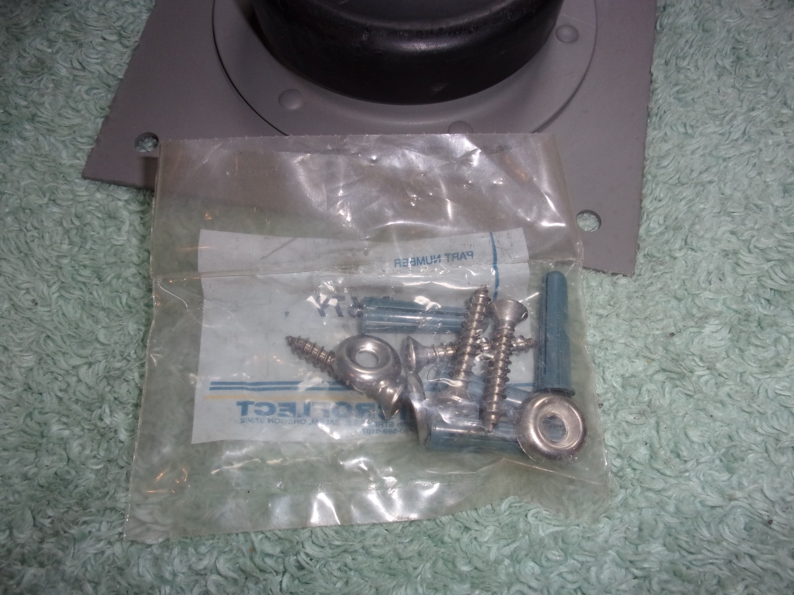 MICROFLECT 4" SINGLE-PORT ENTRY PANEL with mounting screws