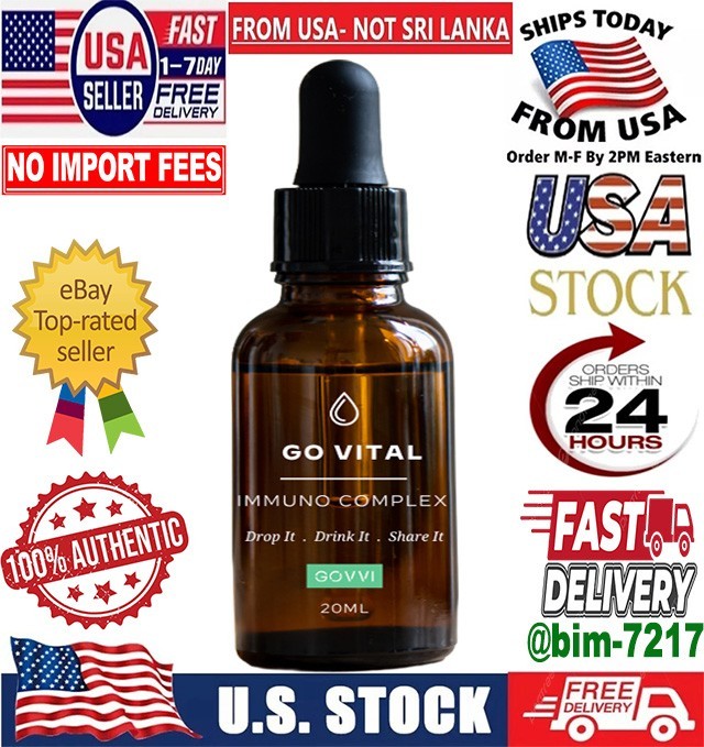GOVVI GO VITAL Immune Support Drops 20ml MyCell Energy Antioxidant Formula 🔥🔥