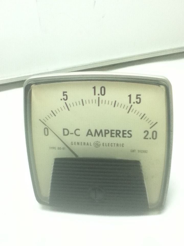 GE D0-91 Panel Meter 0-50DC