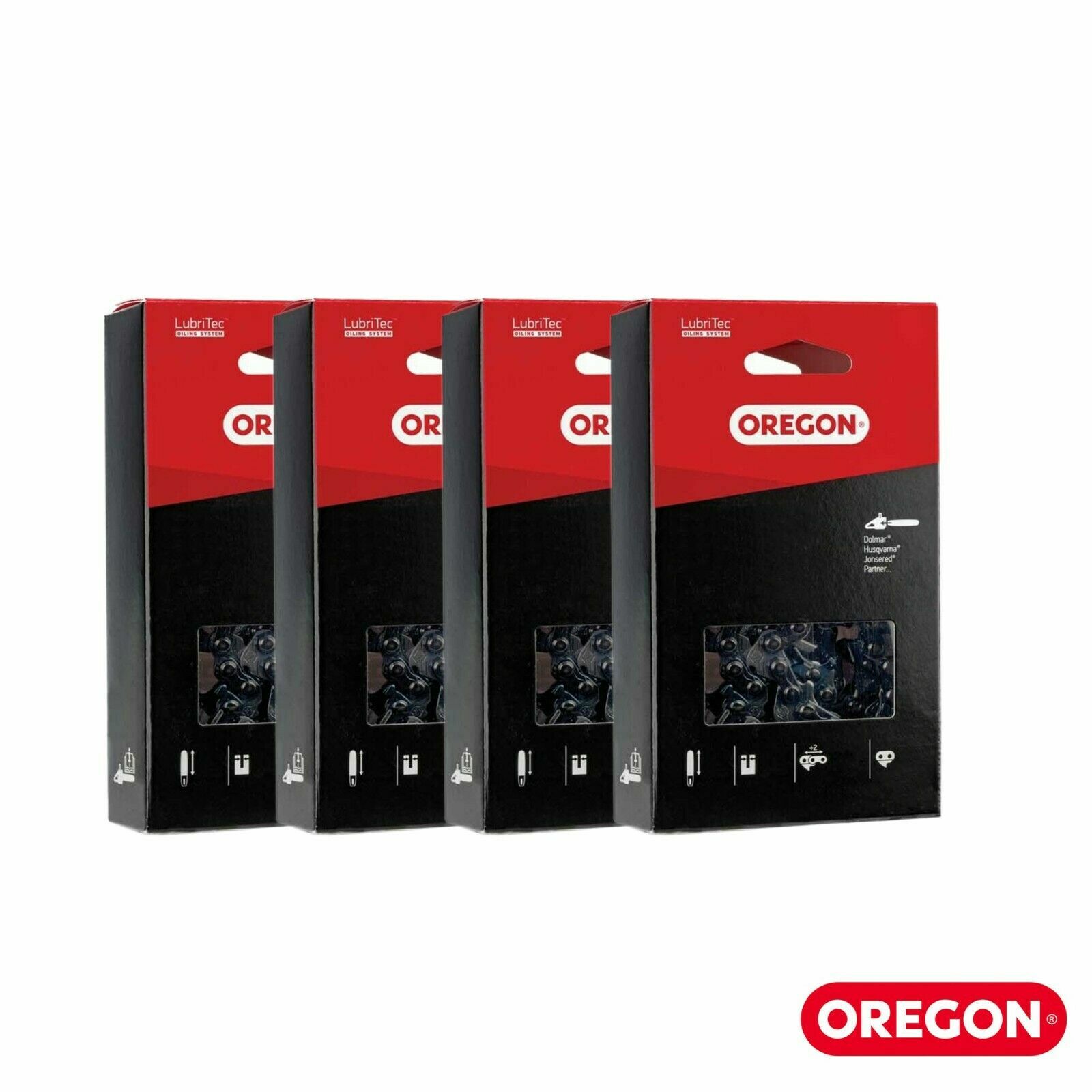 Oregon 32" 72EXJ105G 4PK Full Skip Chain 3/8" .050" 105 DL for 33RSF105E