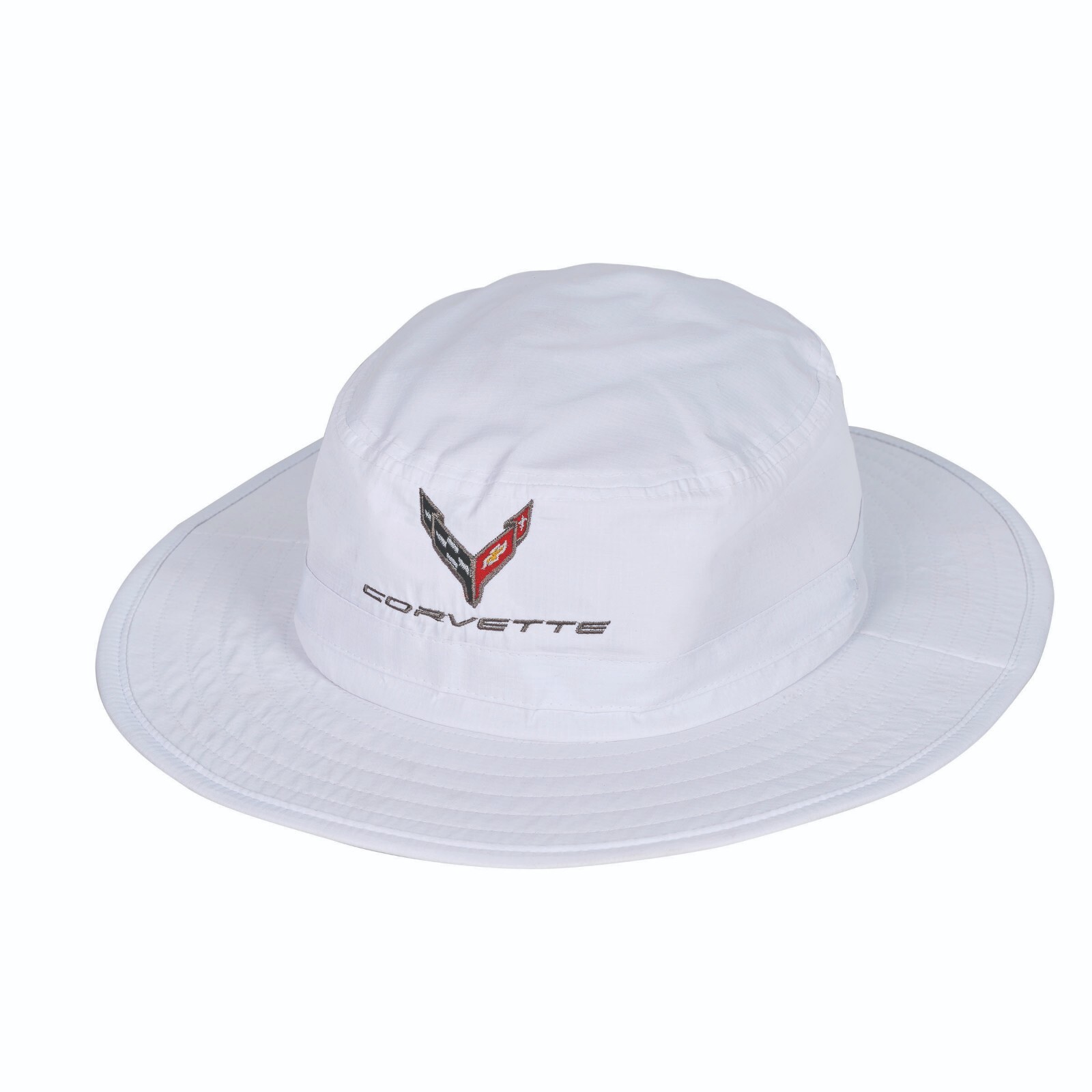 Chevrolet Corvette C8 White Bucket Hat - Ships in a Box