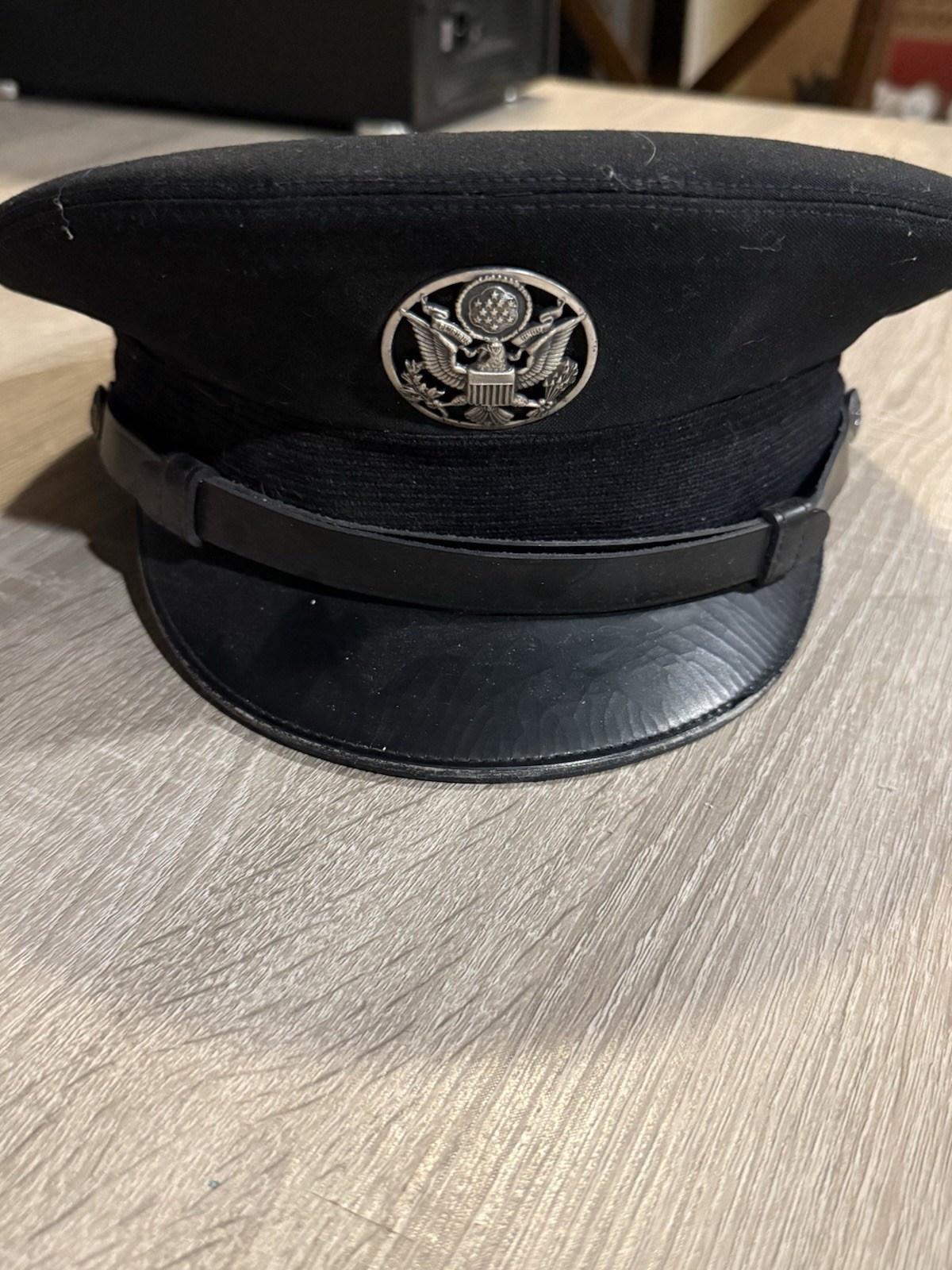 Air Force Blue Dress Cap Eagle & Great Seal Insignia Militaria Hat - Flight Ace