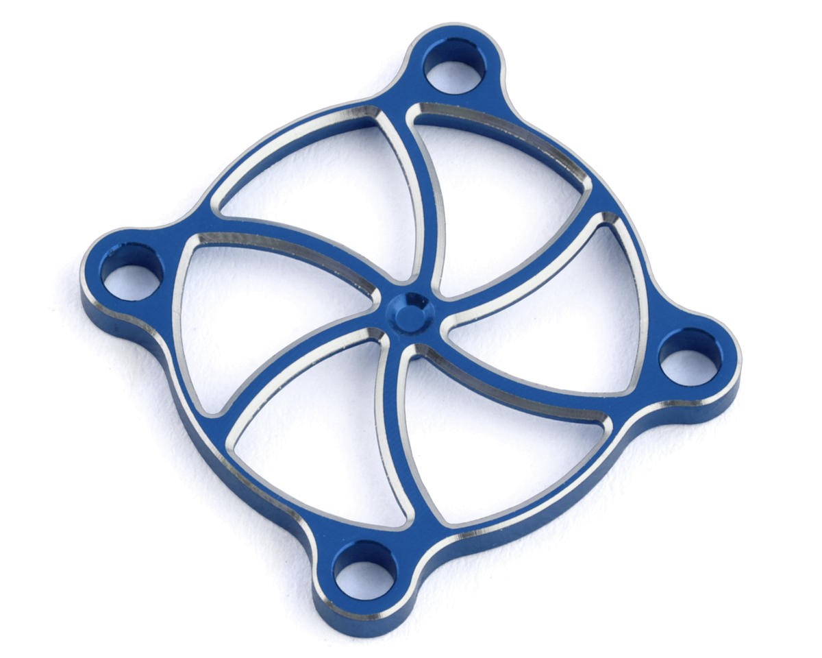 Team Brood Aluminum 25mm Fan Cover (Blue) [BRO-TBR-25MMBFCU]