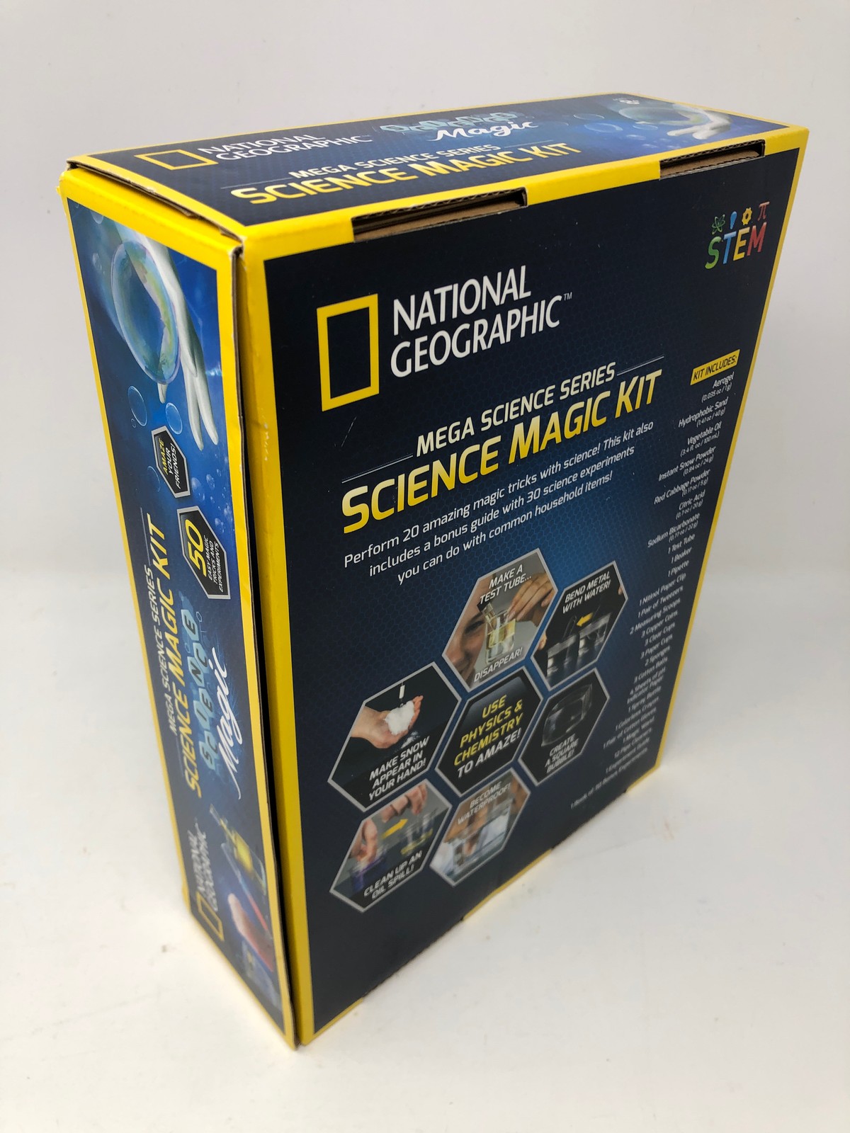 NATIONAL GEOGRAPHIC Science Magic Kit - Perform 20 Unique Experiments as Magic T