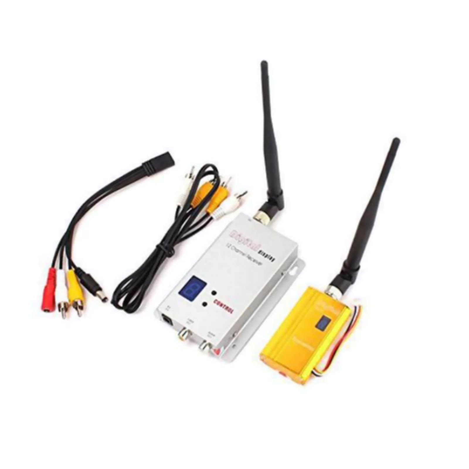Long-Range Wireless Audio/Video Transmitter-Receiver Surveillance Accessories