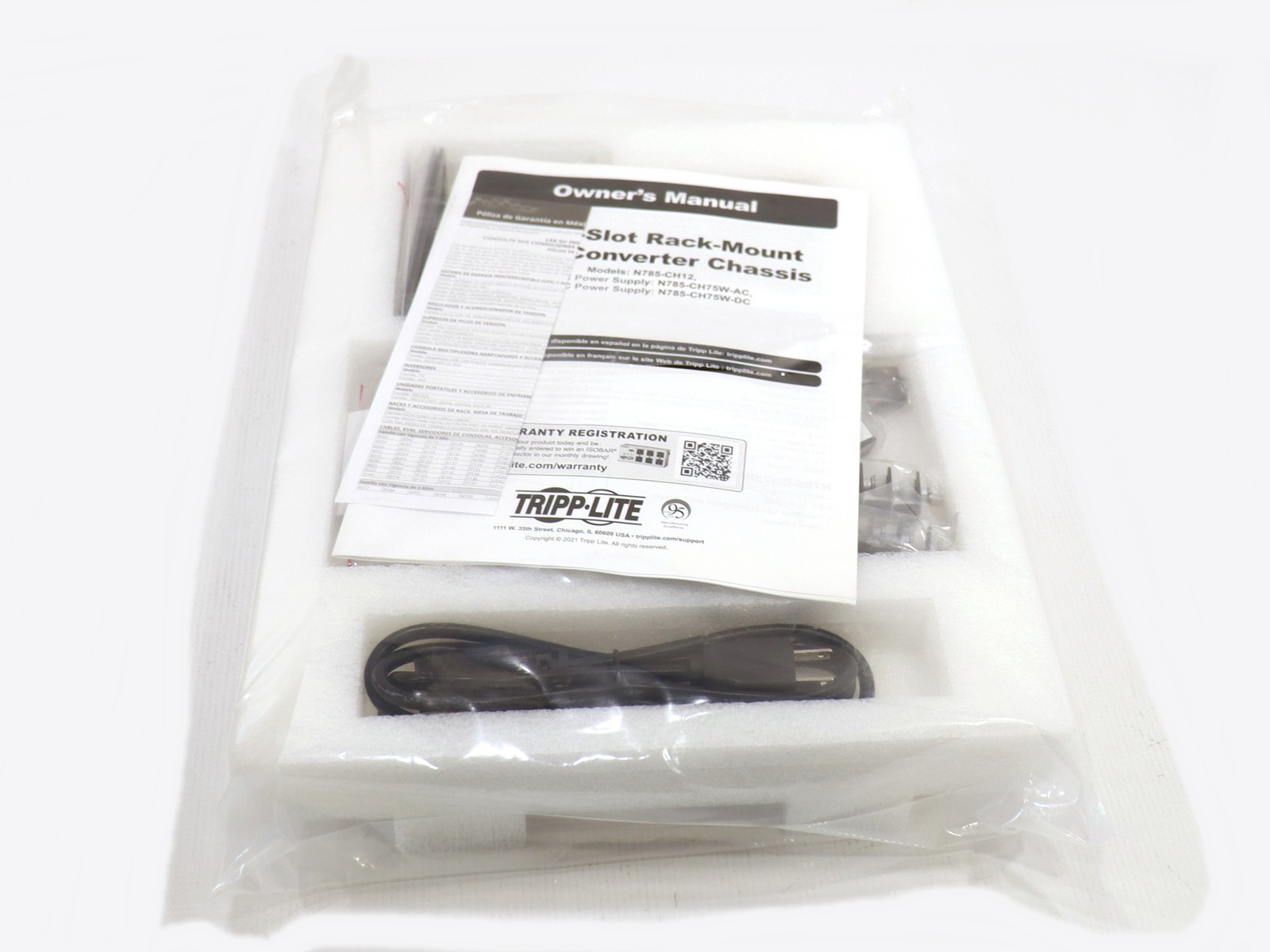 Tripp-Lite N785CH12 12-Slot Media Converter Chassis for Select N784-H & N785-H