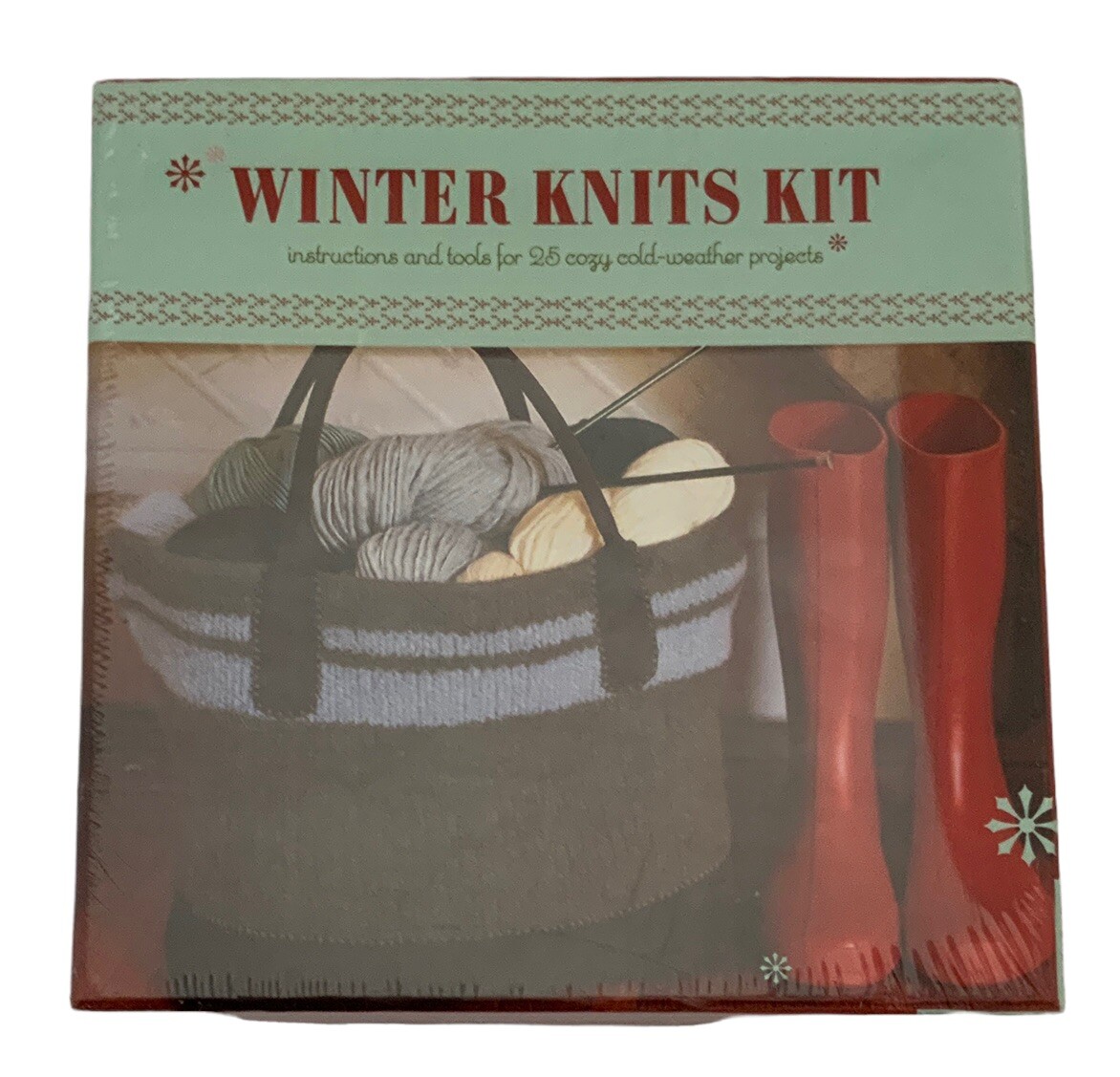 Winter Knits Kit Instructions & Tools for 25 Cozy Projects Holiday Patterns New
