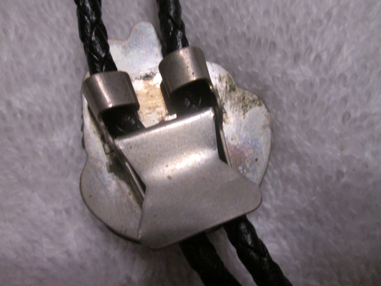 Vintage Braided Leather Bolo Tie