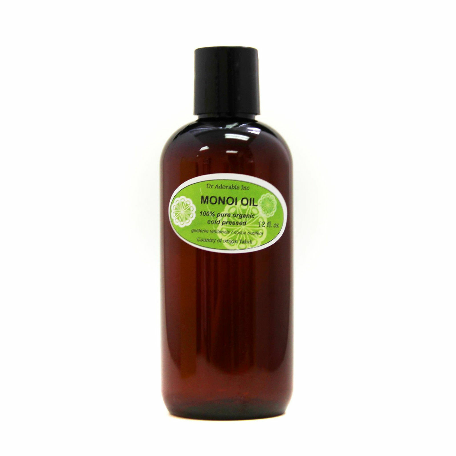 12 Oz Premium Monoi Oil Pure & Organic Skin Body Hair Care Nails Face Health