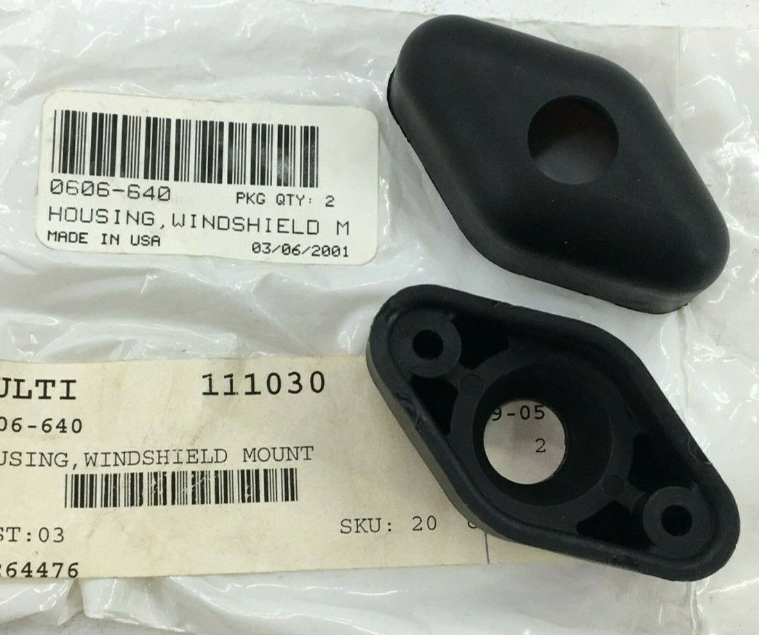 2Pk OEM Arctic Cat 0606-640 Snowmobile Windshield Housing Mount Fits 90-94