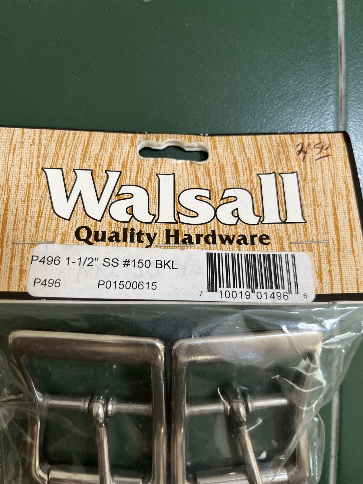 walsall quality hardware 1-1/2” BKL #150