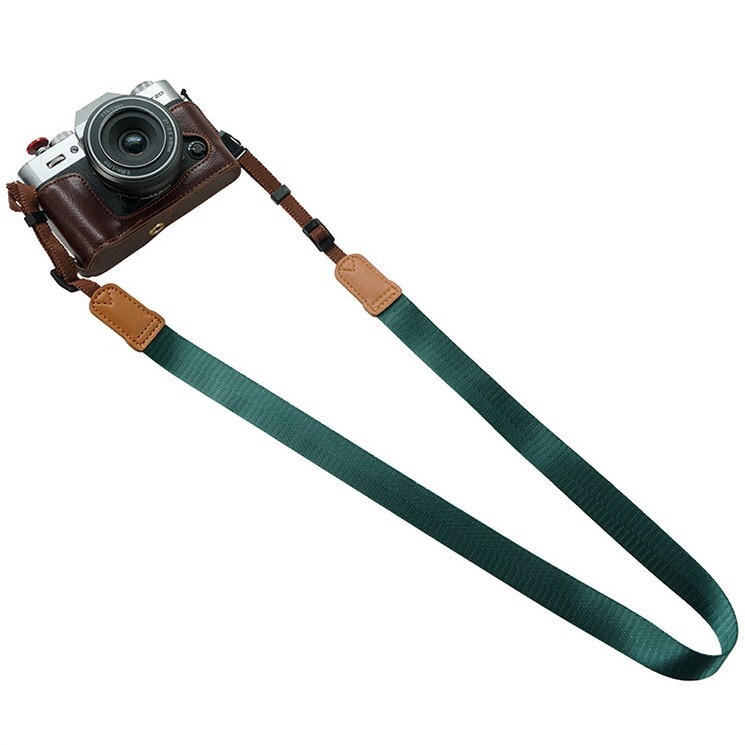 Quick-Release Adjustable Camera Neck Strap for DSLR/SLR/Mirrorless Cameras Green