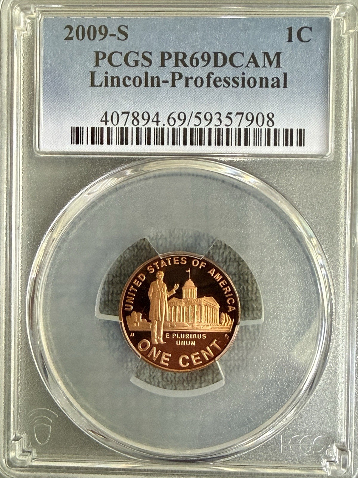 Lincoln Bicentennial 2009-S Proof Small Cent PCGS PR69DCAM RD 4-Coin Set