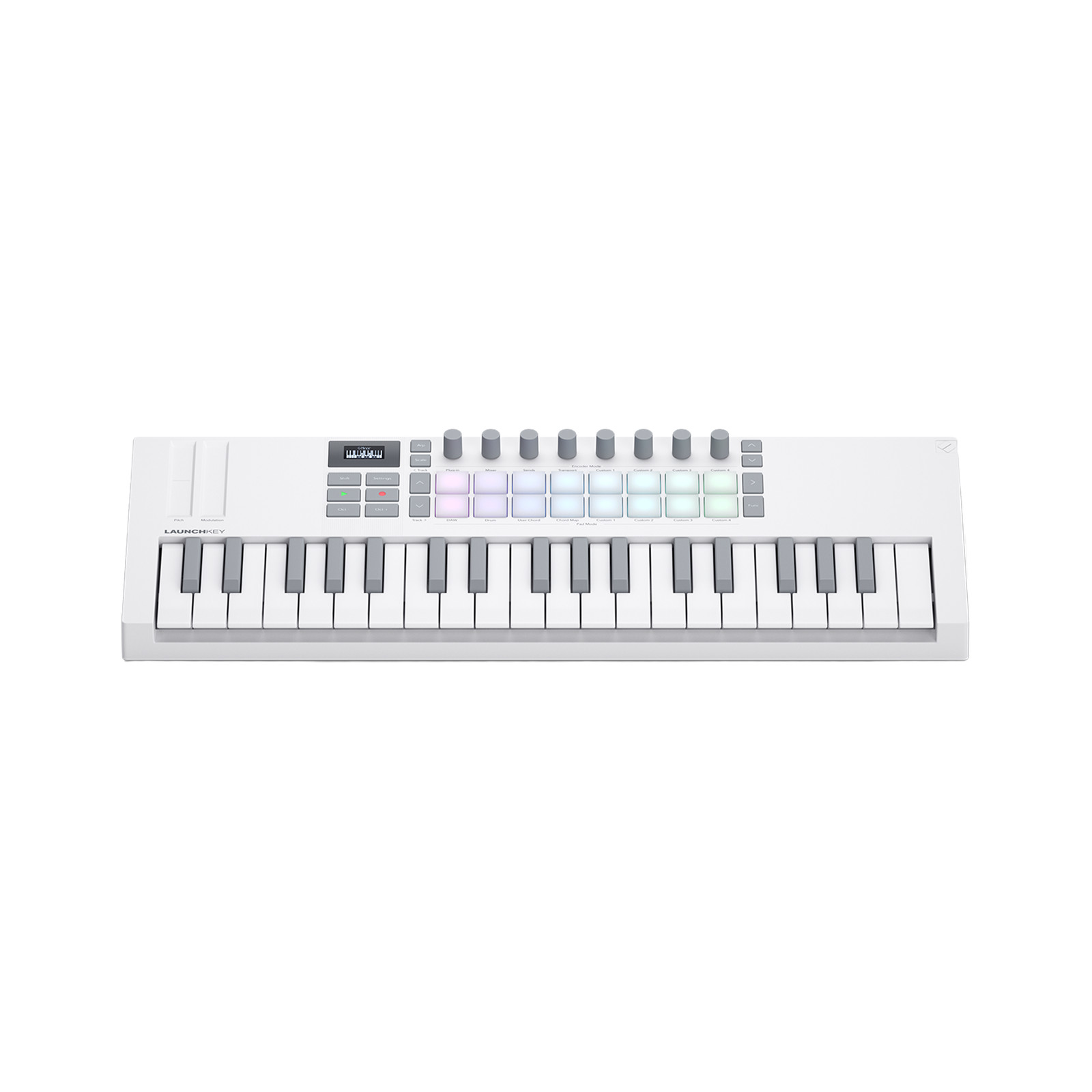 Novation Launchkey Mini 37 MK4 MIDI Keyboard Controller - White