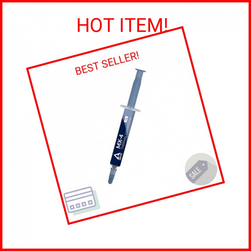 ARCTIC MX-4 (4 g) - Premium Performance Thermal Paste for All Processors (CPU, G