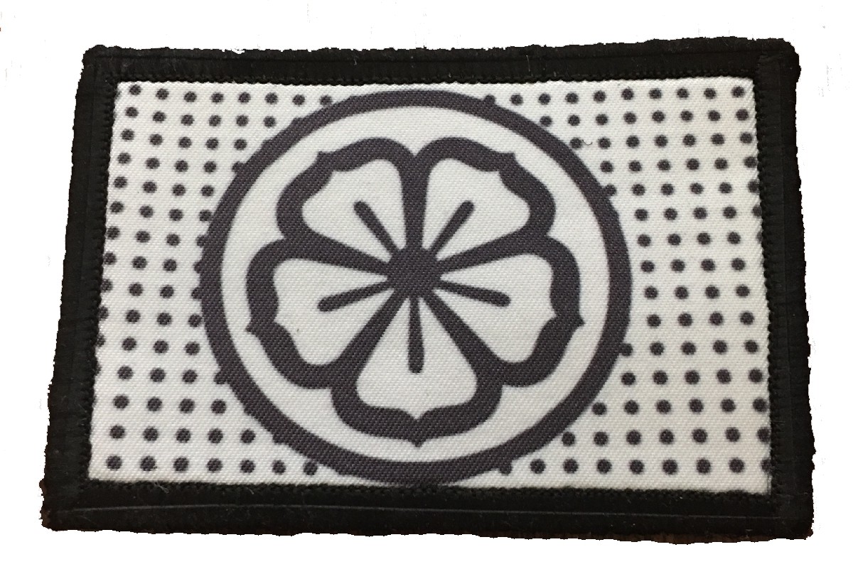 Samurai Jack Morale Patch Military Tactical Army Flag USA Hook Badge