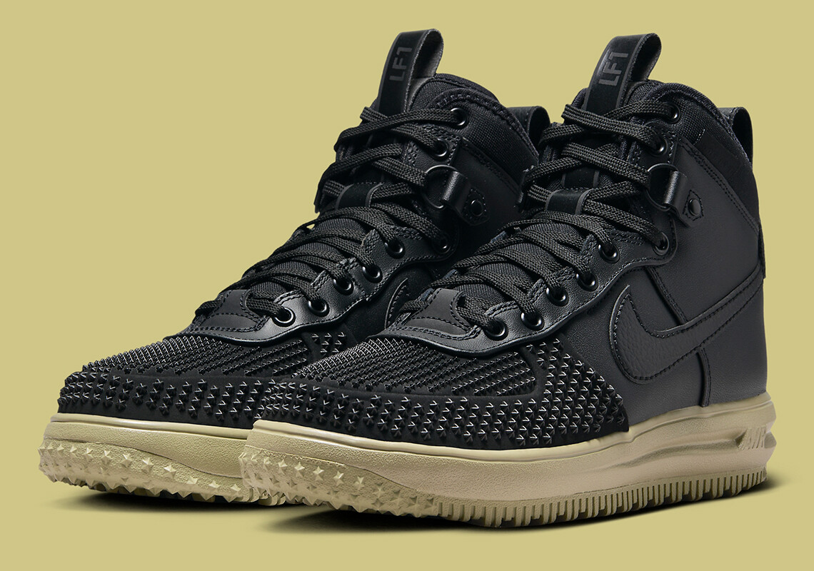 Nike Lunar Force 1 Duckboot Black Neutral Olive DZ5320-001 sz 9 Men's Retro