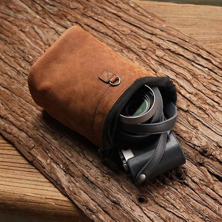 Camera Genuine Leather Mini Soft Bag Cover Case For Leica Q3 Q2 Sony A7 A9 A7CII