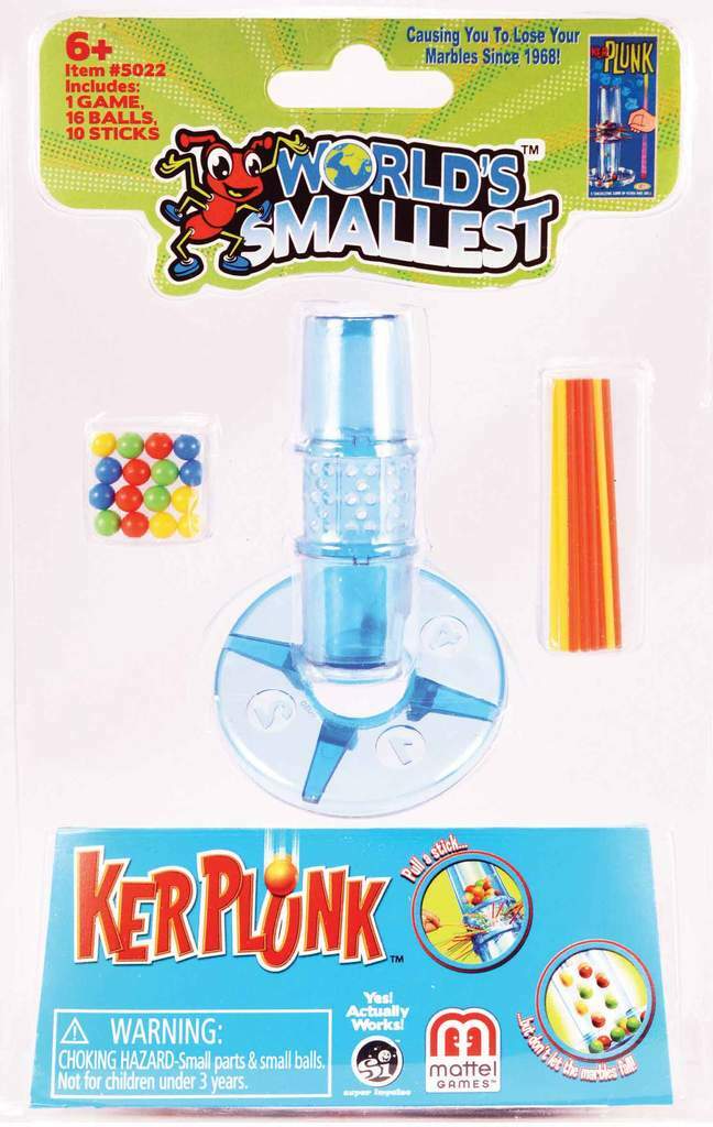 Worlds Smallest KER PLUNK Marble Game Of Skill Doll House Mattel Miniature Toy