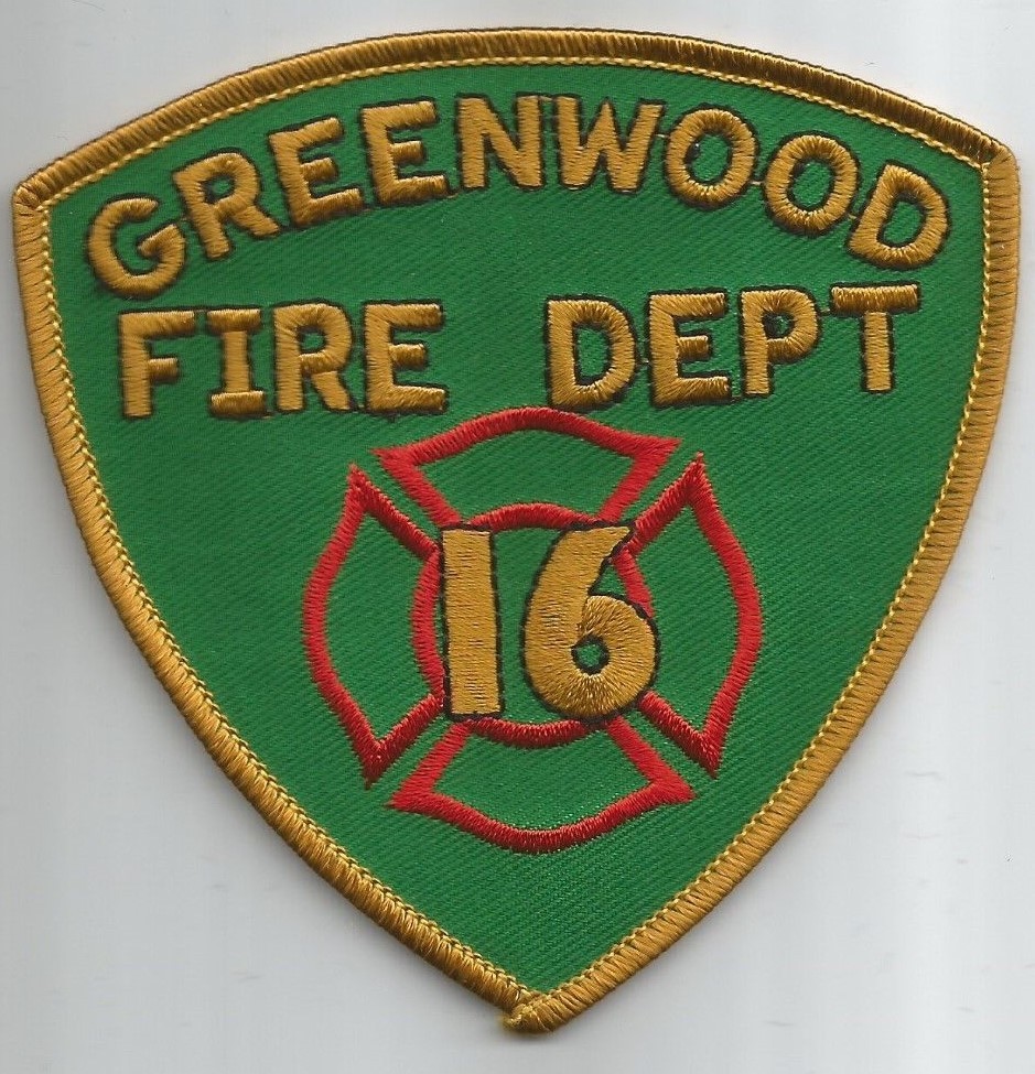 Greenwood  Fire Dept., Pennsylvania  # 1 (4" x 4" size)  fire patch