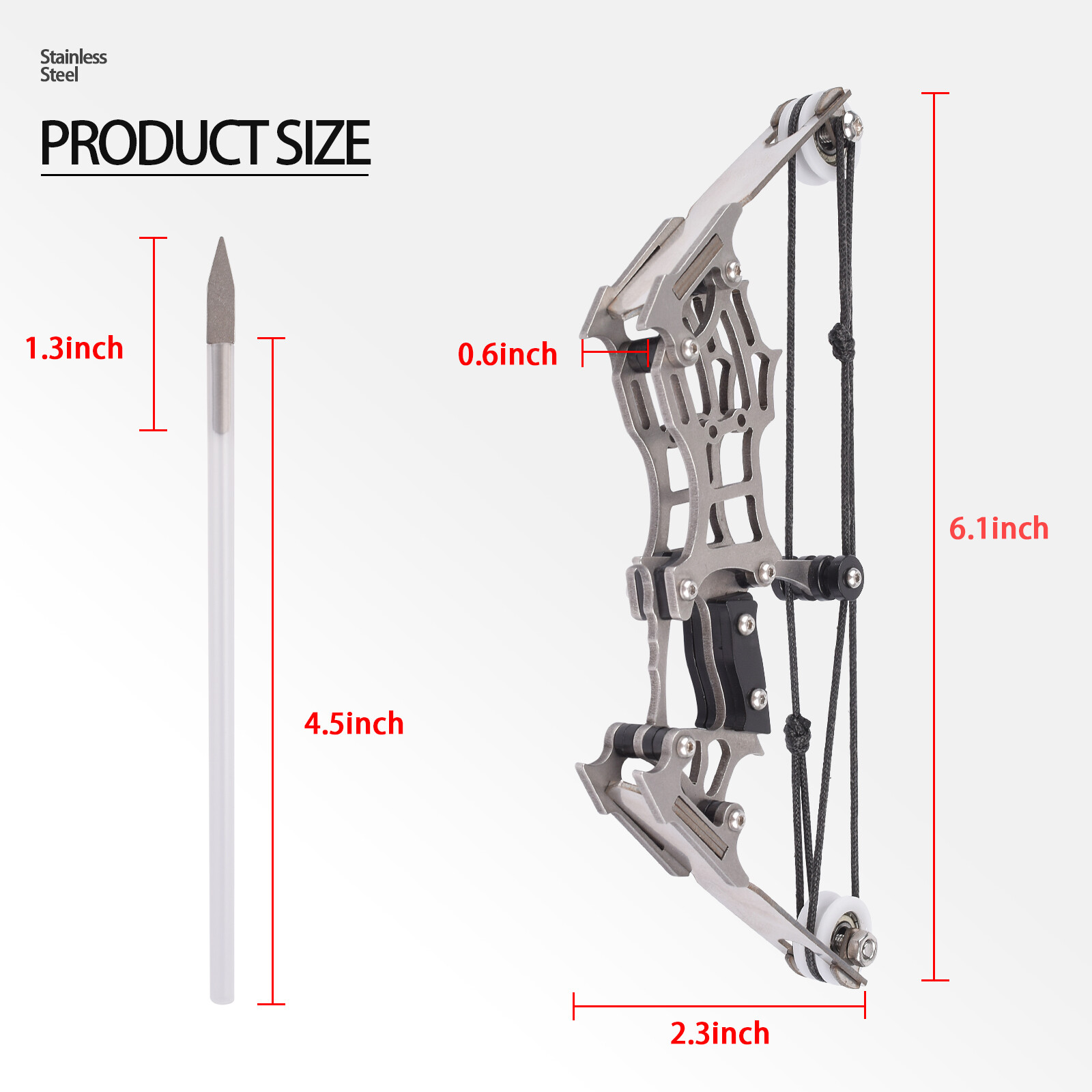 MINI Bow Archery Compound Bow w/12 Arrows for Hunting Shoot Target Practise