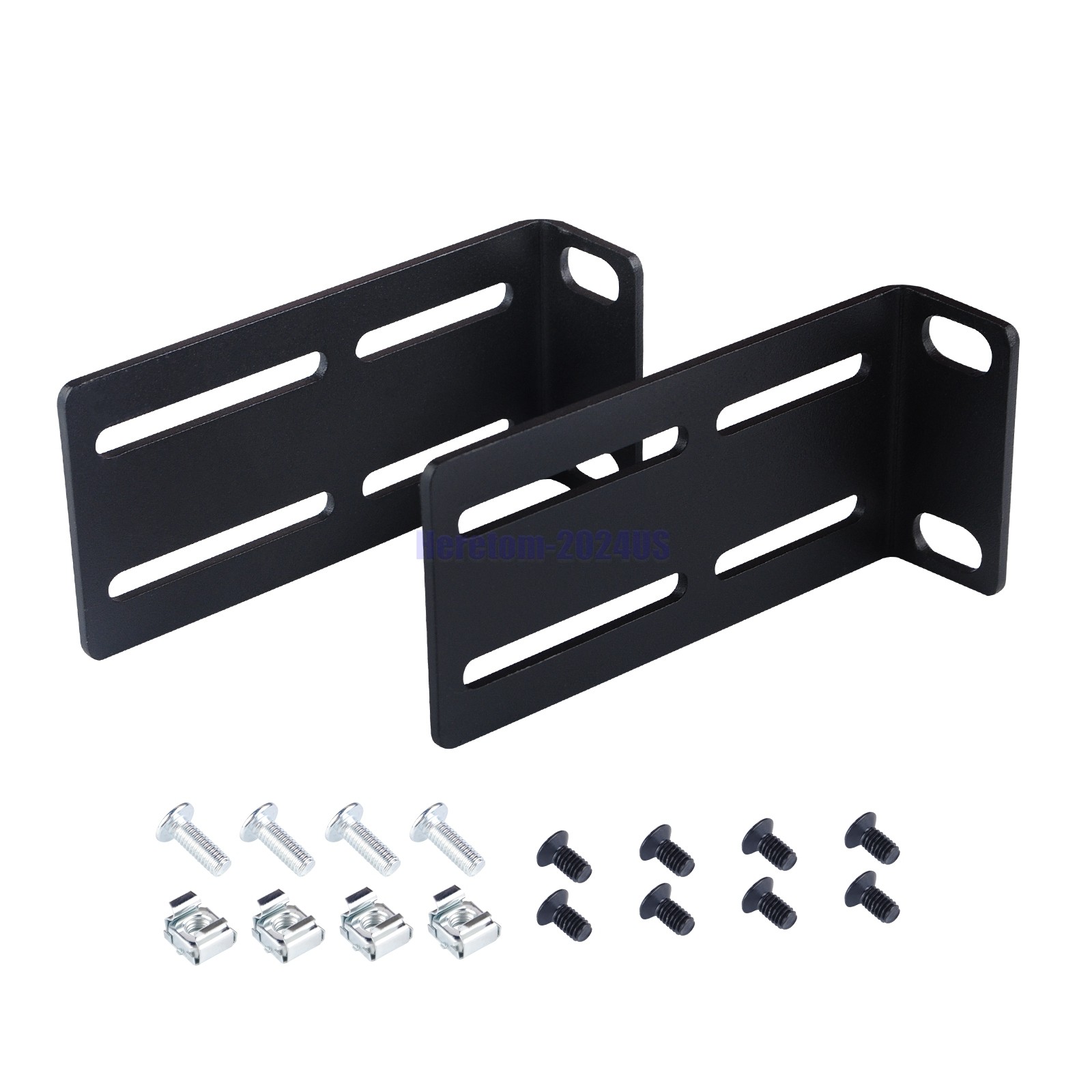 1 Pair Universal Adjustable Rack Mount Ears For 19" Network Switch HP Aruba HPE