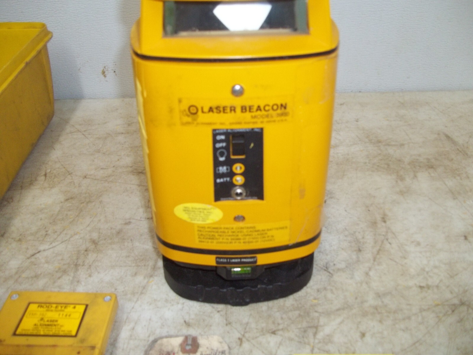LASER ALIGNMENT LASER BEACON LB-1 MODEL 3900 USA MADE SOLD AS-IS FOR PARTS