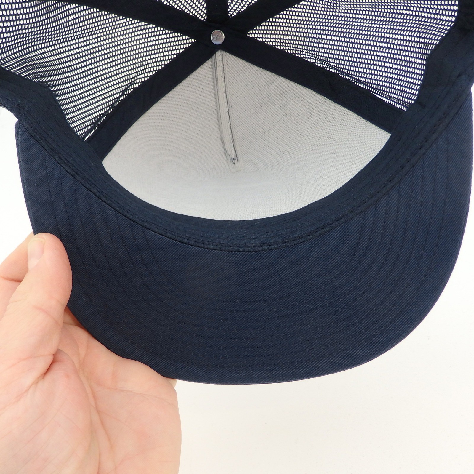 Trek 100 Navy Blue Mesh Trucker Hat Snapback Cap Men's One Size