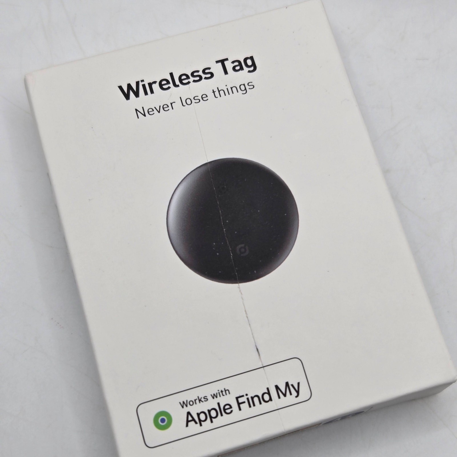 Wireless Air Tag Smart Bluetooth Tracker Works with Apple Find My - Black NIB