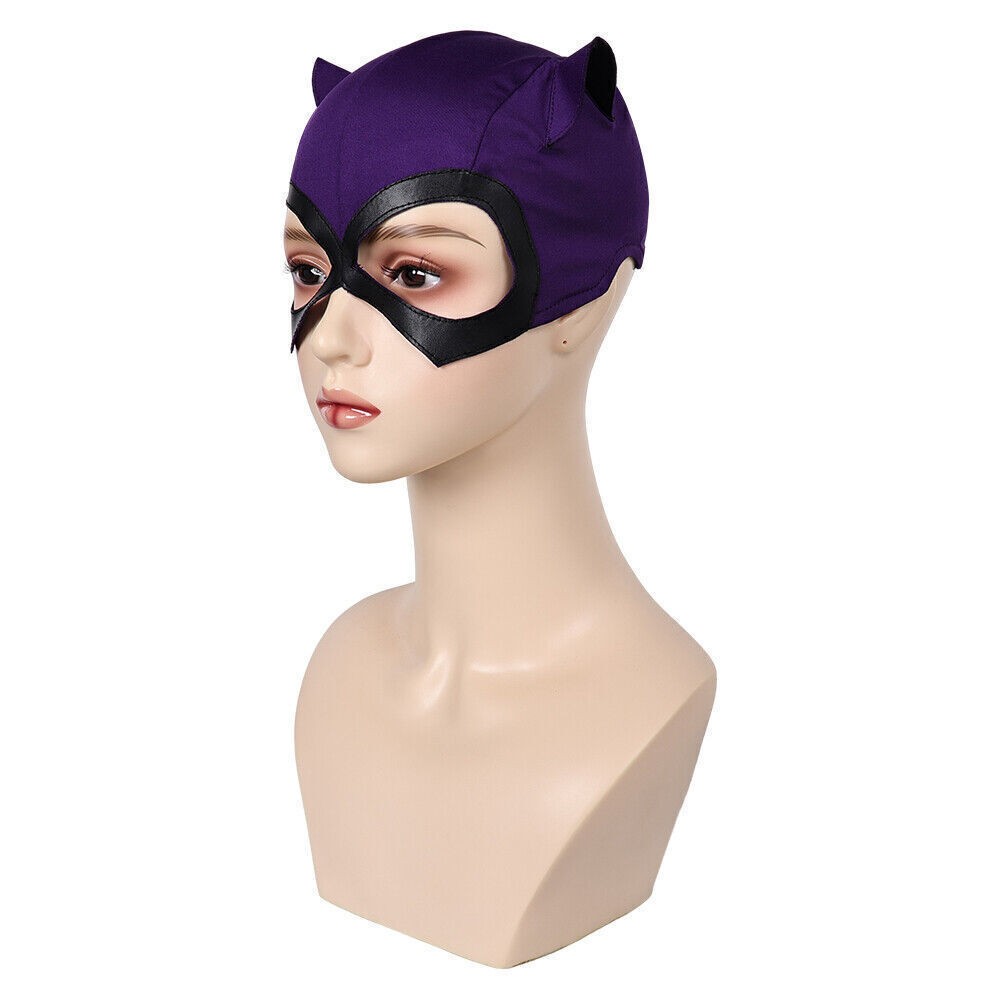 Catwoman Hood Mask Cosplay Props Halloween Carnival Costume Accessories