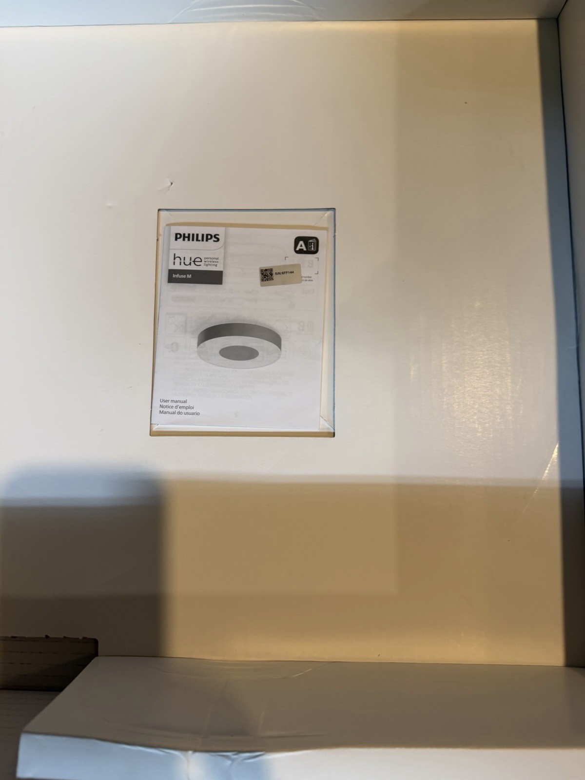 Philips Hue Ceiling medium infused light +Smart dimmer control light.