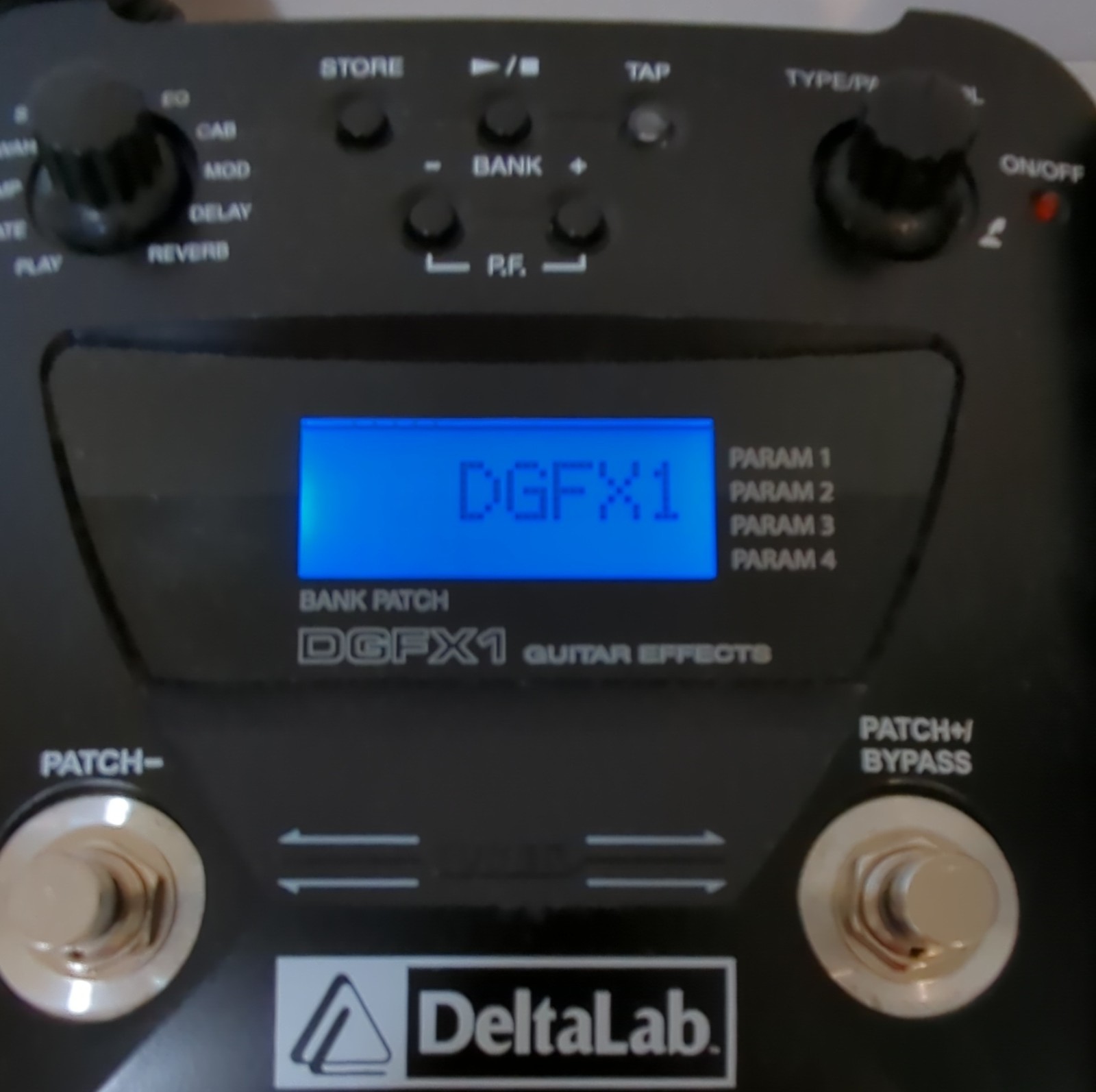 DeltaLab DGFX1 Digital Multi-Effects Processor for Electric Guitar w/AC adapter