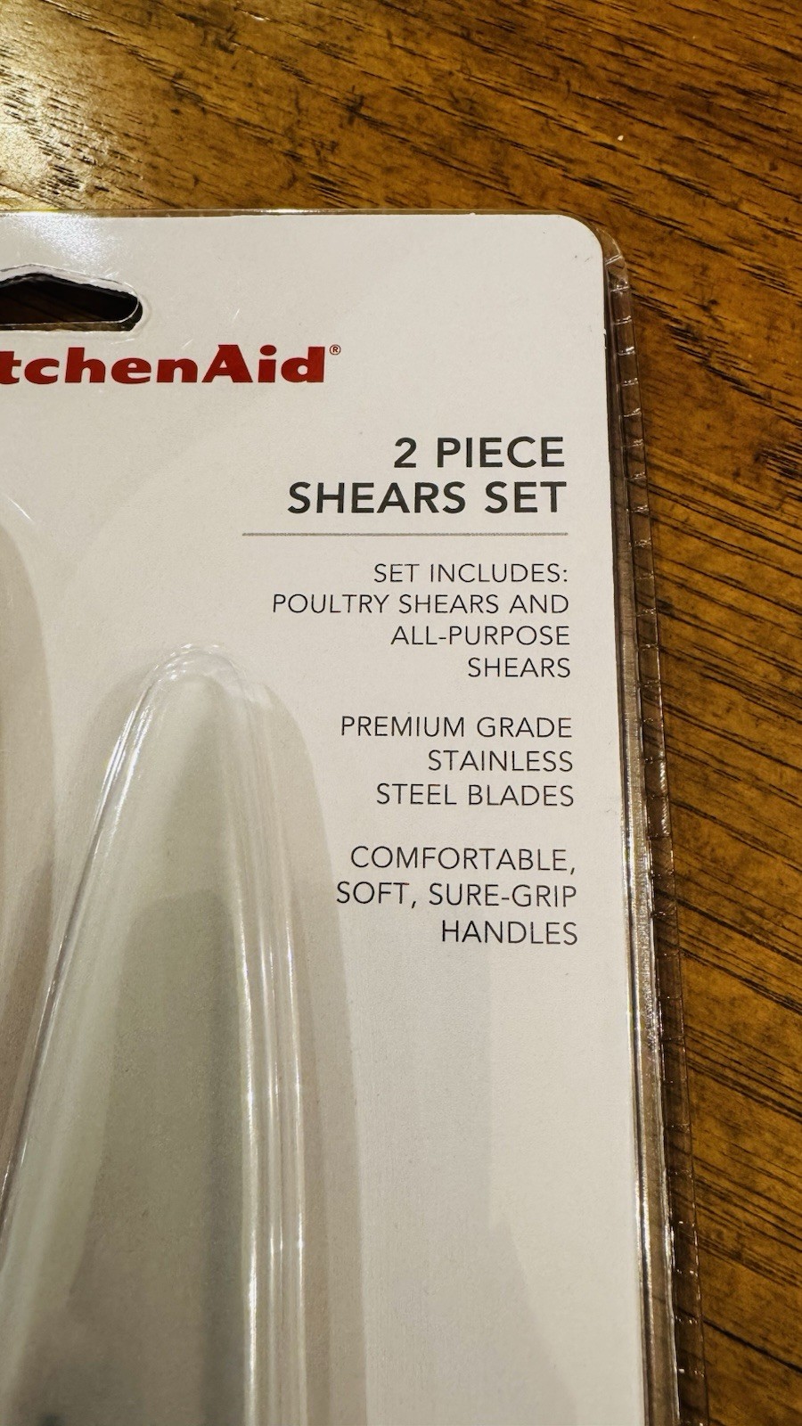 KitchenAid 2 Piece Shears Set Poultry & All Purpose Kitchen Scissors Black New