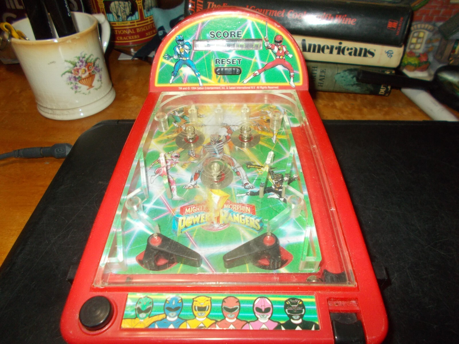 Mighty Morphin Power Rangers Pin Ball Machine 1994