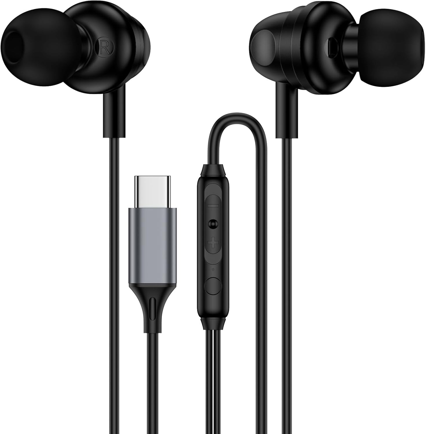 Wired USB C Earbuds for Google Pixel 9/8/7/6/5/4/3 Series, High Fidelity Type C