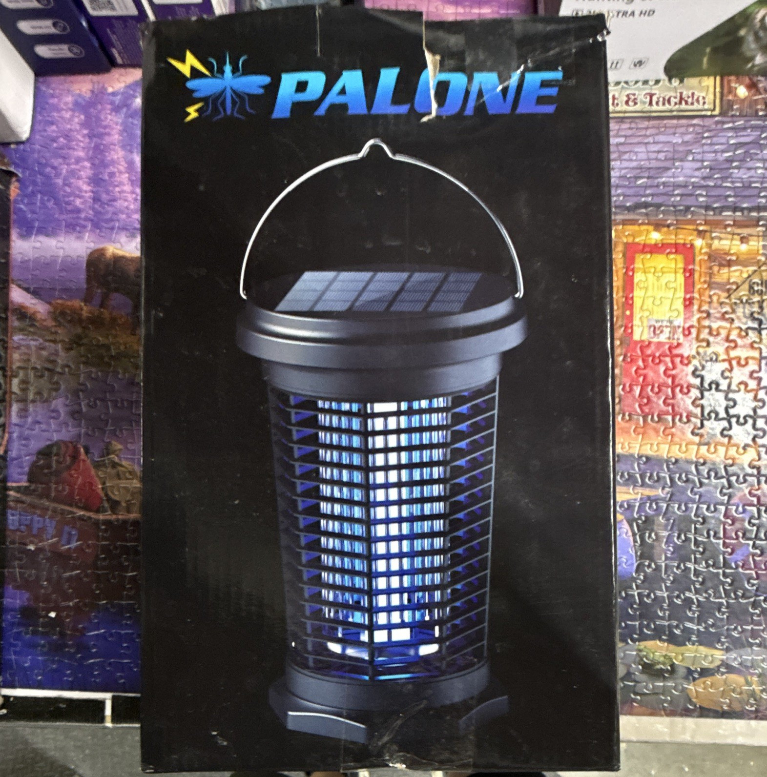 PALONE Bug Zapper Lantern LT-808S Black Solar/USB Indoor/Outdoor