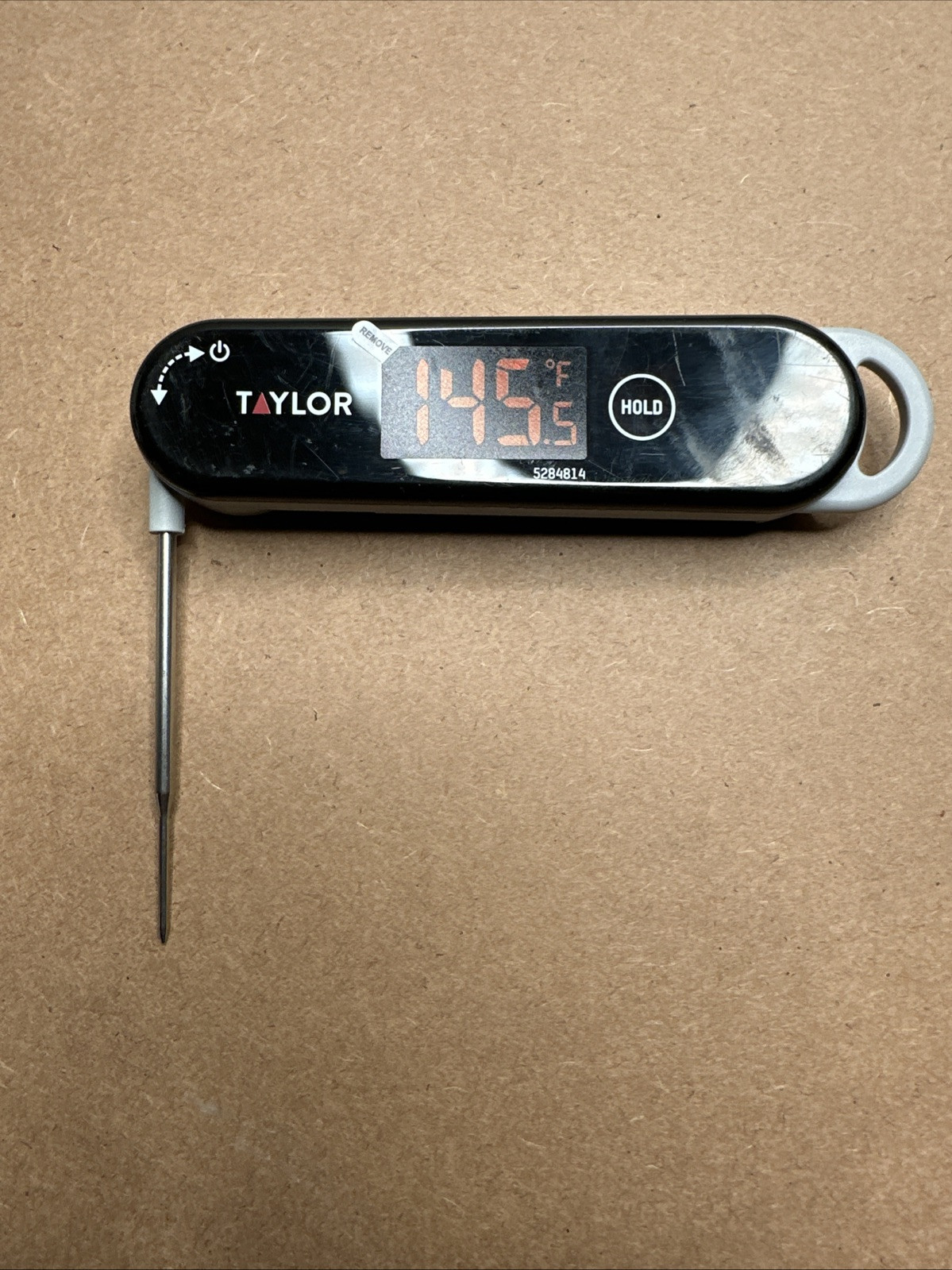 Taylor Digital Folding Probe Meat Thermometer With Magnet LED