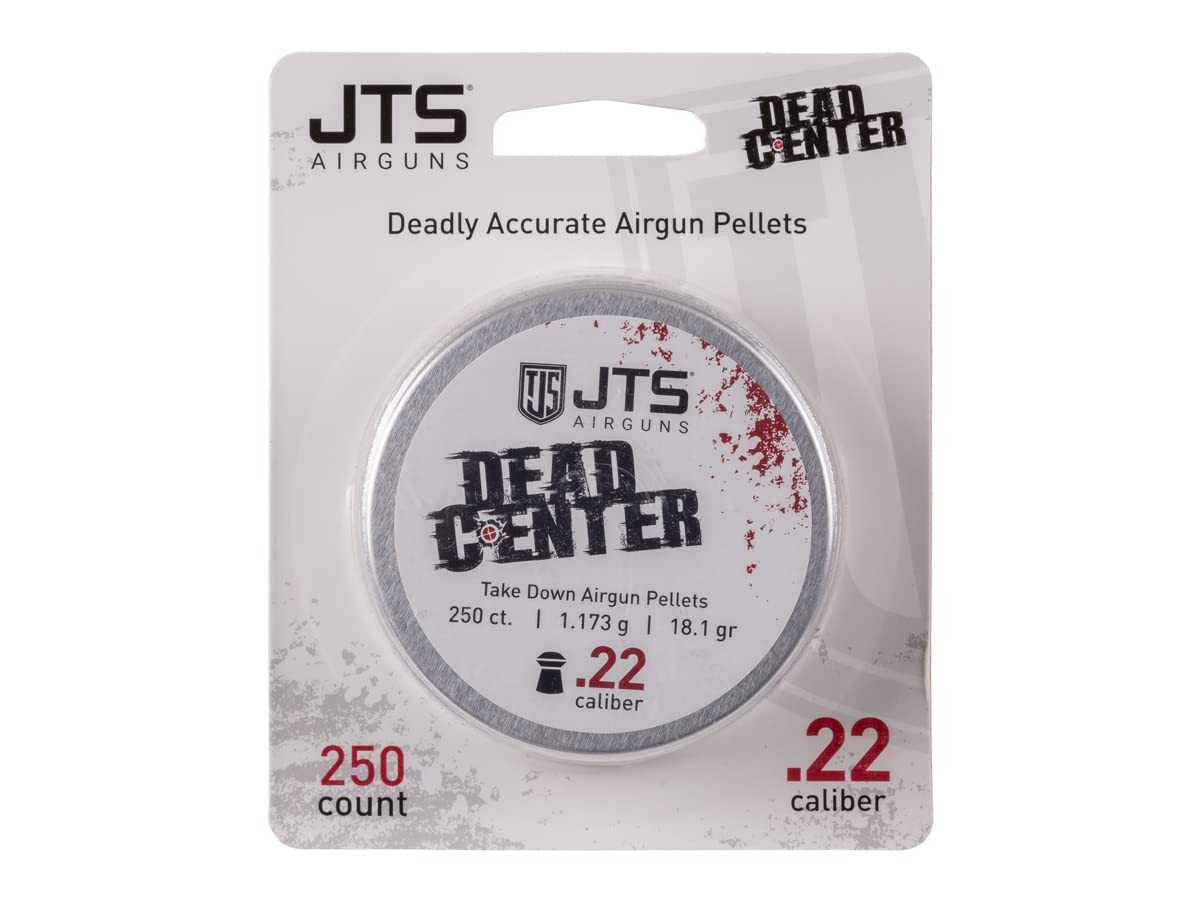 JTS Airguns Dead Center Precision Domed pellets .22 Caliber