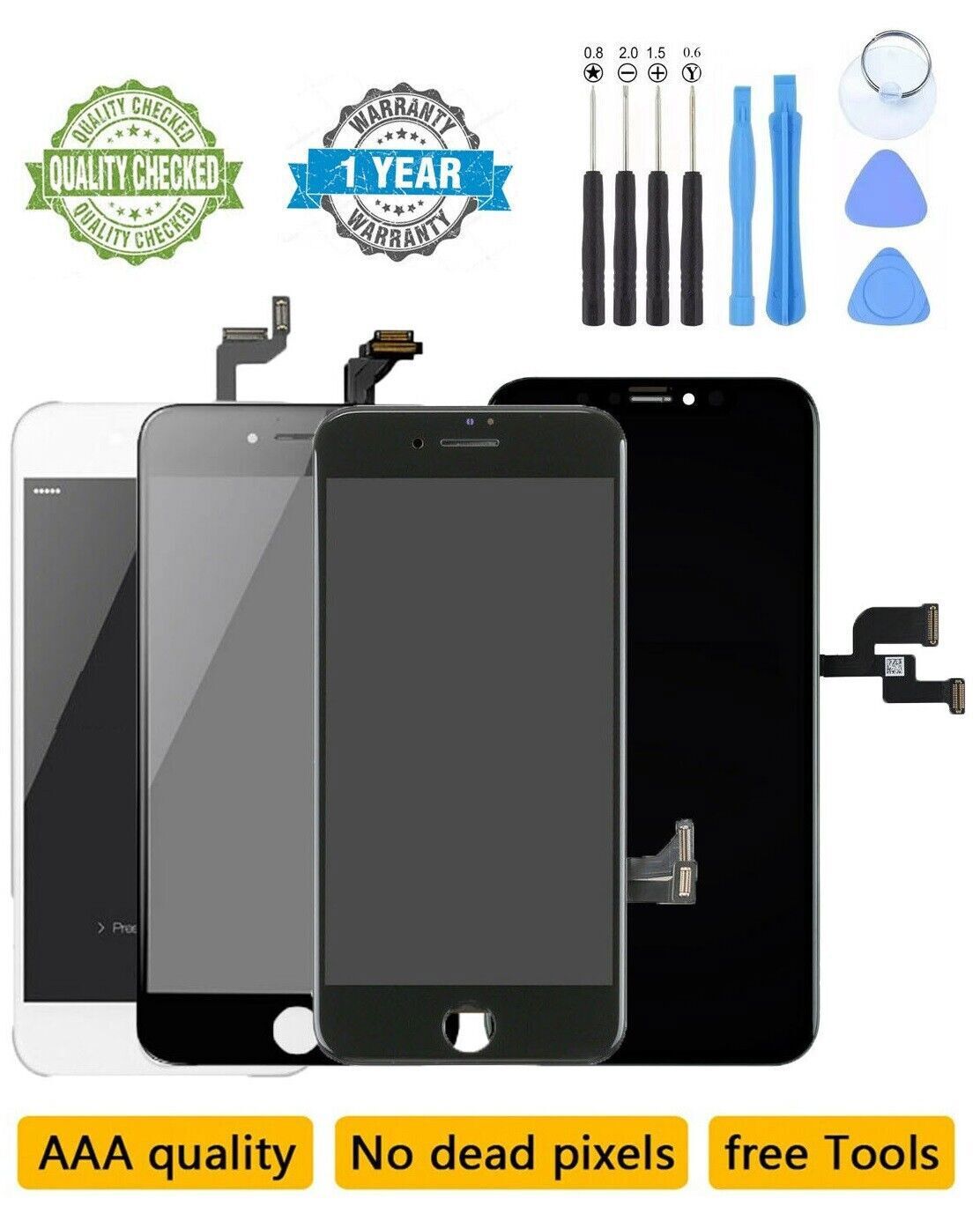 LCD Touch Screen Digitizer Replacement For iphone 6 6S 7 8 Plus 11 Pro XR XS Lot