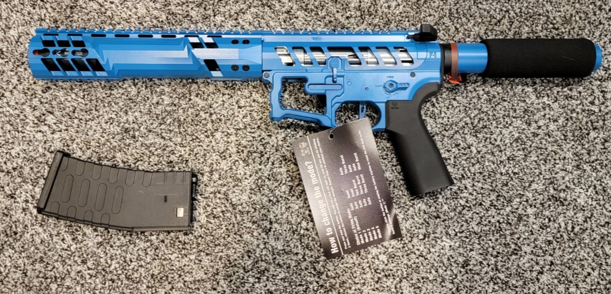 Unused open box EMG x F1 Ultimate CQB UDR-15-3G airsoft rifle