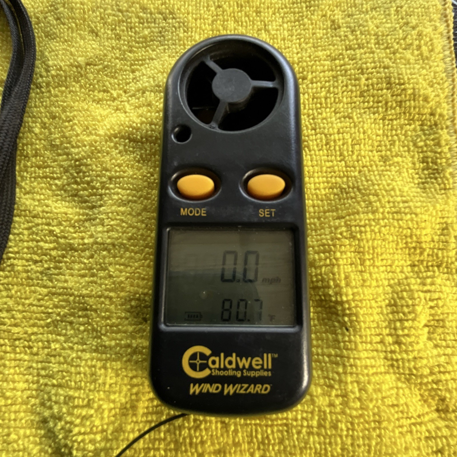 Caldwell Wind Wizard Vane Anemometer Portable with Temperature Measurement
