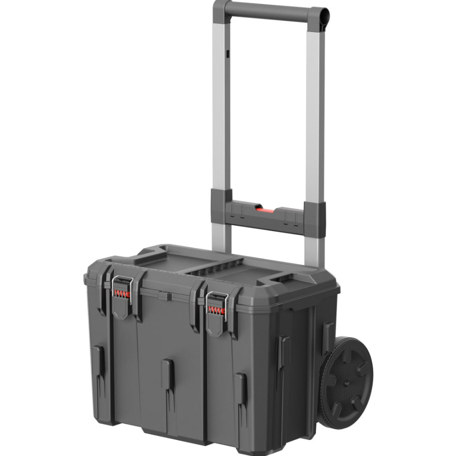 Hyper Stack Heavy Duty Modular Rolling Toolbox System, Black